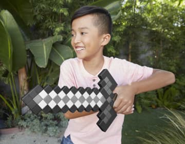 Minecraft Iron Sword, Life-Size Role-Play Toy & Costume Accessory inspired By The Video Game - Image 2 of 6