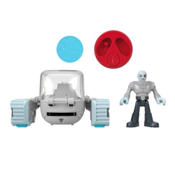 Imaginext DC Super Friends Figura de Acción Head Shifters Mr. Freeze & Snow Tank - Imagen 1 de 6