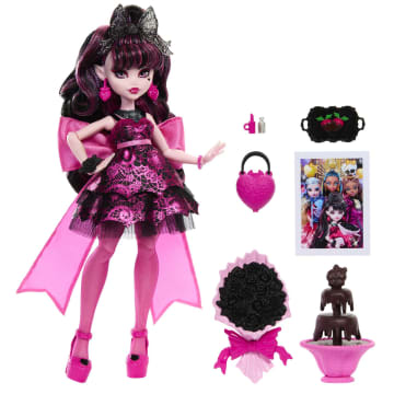 Monster High Draculaura Doll in Monster Ball Party Dress With Accessories - Imagem 1 de 6