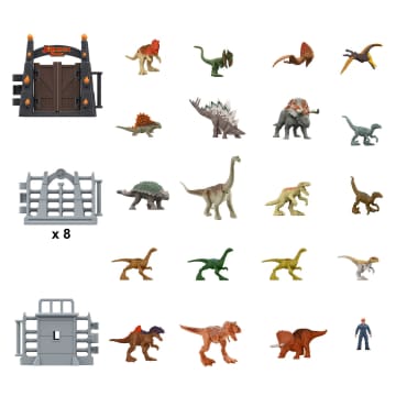 Jurassic World-Calendrier de L’Avent Avec Mini Jouets Dinosaures