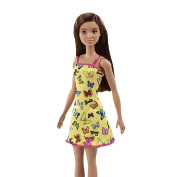 Barbie Fashion & Beauty Muñeca Vestido Amarillo con Mariposas - Image 4 of 6