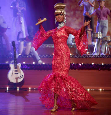 Collector Barbie Doll, Celia Cruz in Red Dress, Barbie inspiring Women