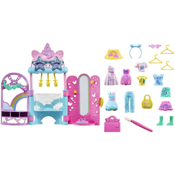 Polly Pocket Coffret de Jeu Studio Glamour, 2 Poupées, 19 Access. - Imagem 3 de 6