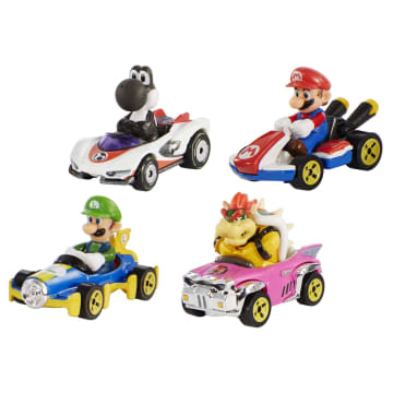 Hot Wheels Mario Kart Vehículo de Juguete Paquete de 4 autos - Image 4 of 6