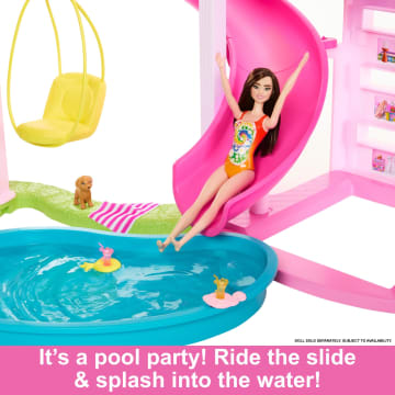 Barbie Dreamhouse Doll House | Pool Party & Pet Play Areas