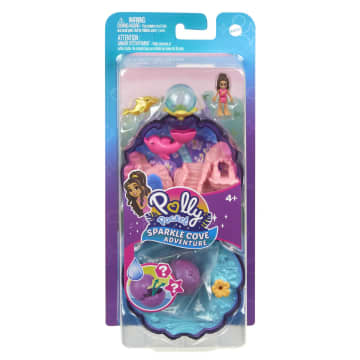 Polly Pocket Sparkle Cove Adventure Underwater Lagoon Compact Playset With Micro Doll & Accessories - Image 1 of 6