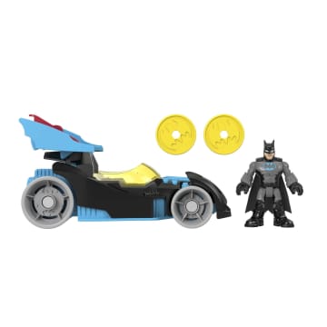 Imaginext DC Super Friends Veículo de Brinquedo Batmóvel de Corrida Bat-Tech - Imagen 5 de 6