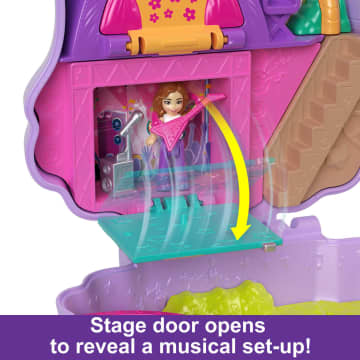 Polly Pocket Camp Adventure Llama Compact Playset With 2 Micro Dolls, 13 Accessories & 5 Features