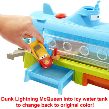 Disney And Pixar Cars Toys, Car Wash Playset, Color-Change Vehicle
