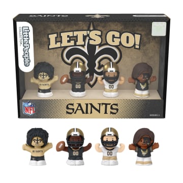 Little People Collector New Orleans Saints Special Edition Set For Adults & NFL Fans, 4 Figures - Image 1 of 6