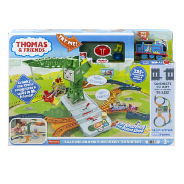 Thomas & Friends Talking Cranky Delivery Train Set With Songs Sounds & Phrases For Kids