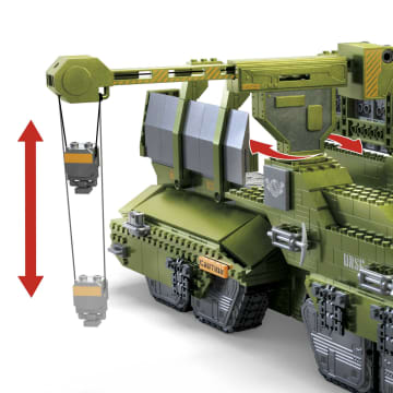 MEGA Halo UNSC Elephant Sandnest Building Kit With 5 Micro Action Figures (2041 Pieces)