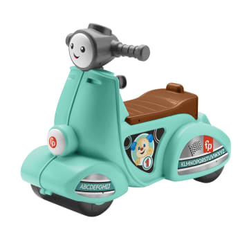 Fisher-Price Laugh & Learn Toddler Toy, Smart Stages Cruise Along Scooter Musical Ride-On - Imagen 1 de 6