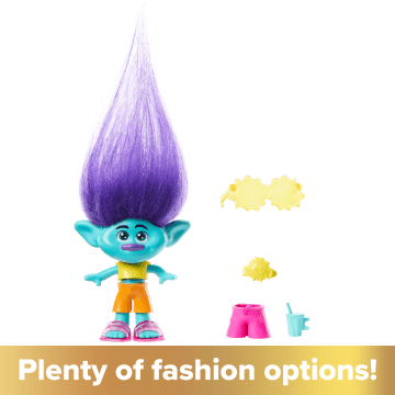 Dreamworks Trolls Band Together Hair Pops Branch Small Doll & Accessories, Toys Inspired By the Movie - Imagen 5 de 6