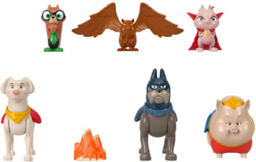 Fisher-Price DC League Of Super-Pets Figure Multipack Set Of 6 Characters For Pretend Play