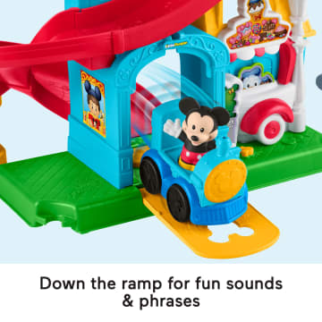 Fisher-Price Little People Toddler Toy, Disney Mickey & Friends Playset With Sounds, 6 Pieces