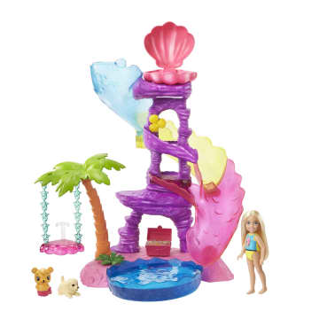 Barbie Dreamtopia Playset With Chelsea Doll, 2 Pets, Pool & Slide