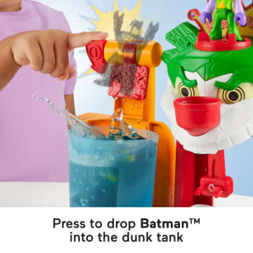 Imaginext DC Super Friends Batman Playset With Color Changing Action, the Joker Funhouse
