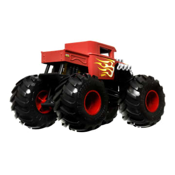 Hot Wheels Monster Trucks Vehículo de Juguete Bone Shaker Rojo Escala 1:24 - Imagen 4 de 5
