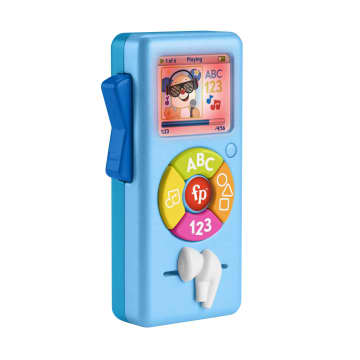 Fisher-Price Laugh & Learn Puppy's Music Player Infant Learning Toy, Blue