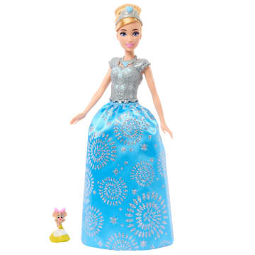 Disney Princesa Muñeca Cenicienta Modas Sorpresa Falda con Glitter - Image 4 of 6