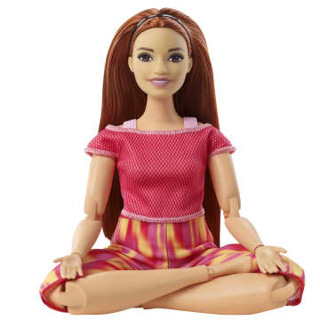 Barbie Fashion & Beauty Boneca Made to Move Ioga com Conjunto Vermelho