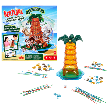 Kerplunk Rockin’ Tree Party Game For Kids, Family & Game Nights