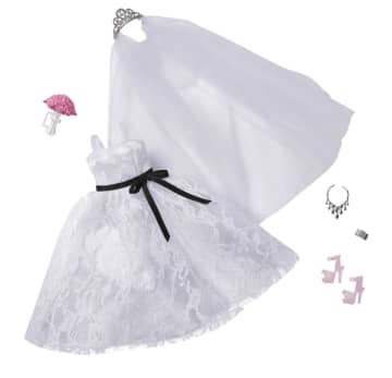 Barbie Fashion Pack: Bridal Outfit For Barbie Doll With Wedding Dress & 5 Accessories