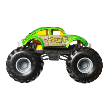 Hot Wheels Monster Trucks Vehículo de Juguete Beetle Escala 1:24 - Imagen 3 de 5