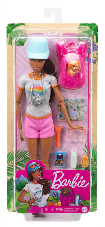 Barbie-Bien-Être-Barbie Part en Randonnée-Coffret Avec Chiot