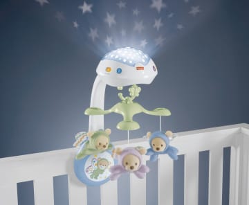 Fisher-Price Baby Móbile de Bebês Super Ursinhos Fofinhos 3 em 1