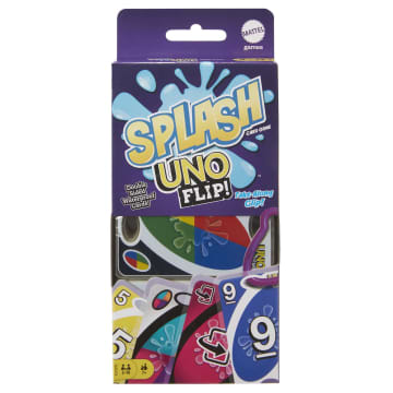 UNO Flip Splash Matching Card Game For 7 Year Olds & Up