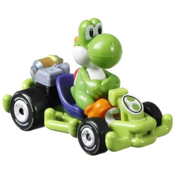 Hot Wheels Mario Kart Veículo de Brinquedo Yoshi Pipe Frame