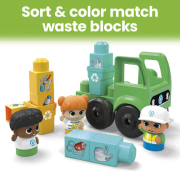 MEGA BLOKS Green Town Ocean Time Clean Up Building Toy Blocks (70 Pieces) For Toddler