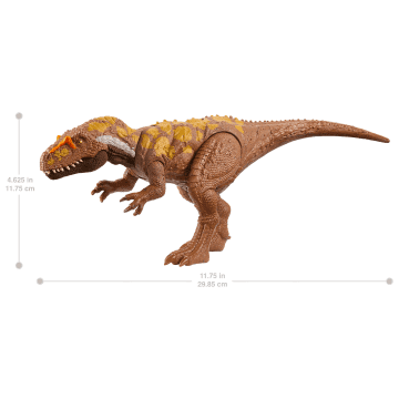 Jurassic World Wild Roar Dinosaur, MEGAlosaurus Action Figure Toy With Sound - Image 5 of 6