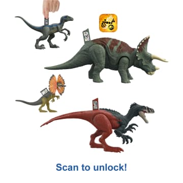 Jurassic World Dominion Dinosaur Toys, Set Of 4 Survival instincts Pack