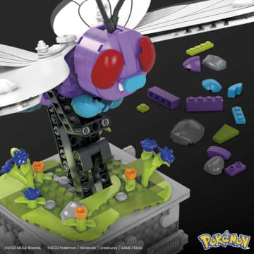 MEGA Pokémon Motion Butterfree With Motion Brick Building Set For Collectors (605 Pcs)