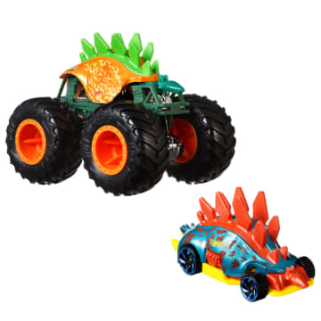 Hot Wheels Monster Trucks Veículo de Brinquedo Motosaurus Die Cast Motosaurus - Image 4 of 6