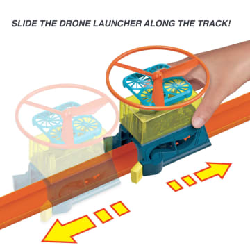 Hot Wheels Track Builder Drone Lift-Off Pack, Includes 1 Car, Gift For Kids 6 Years Old & Up - Image 4 of 6