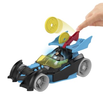 Imaginext DC Super Friends Veículo de Brinquedo Batmóvel de Corrida Bat-Tech - Imagen 2 de 6