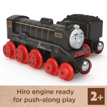 Thomas & Friends Wooden Railway Hiro Train, Engine And Coal Car