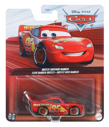 Cars de Disney y Pixar Diecast Vehículo de Juguete Rayo McQueen Rusteze - Imagen 4 de 4