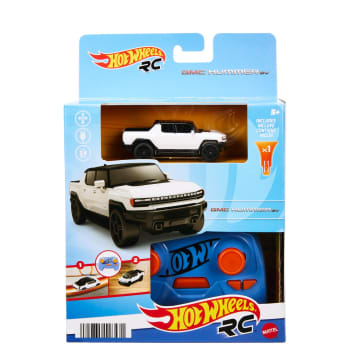 Hot Wheels RC Cars, Remote-Control Hummer EV In 1:64 Scale