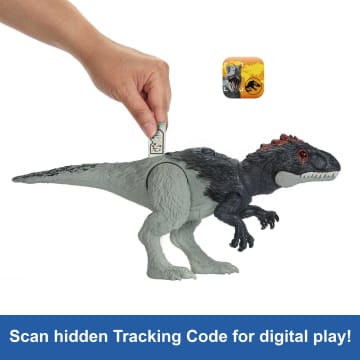 Jurassic World Wild Roar Eocarcharia Dinosaur Toy Figure With Sound - Image 5 of 6