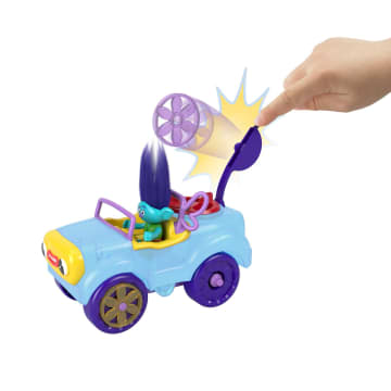 Imaginext Dreamworks Trolls Le Buggy de Branche, 4 Éléments