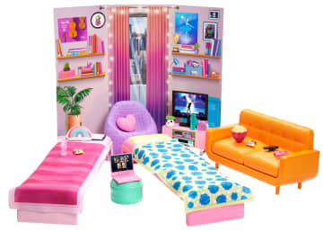 Barbie Grande Ville, Grands Rêves Coffret de Jeu Chambre D’Étudiantes