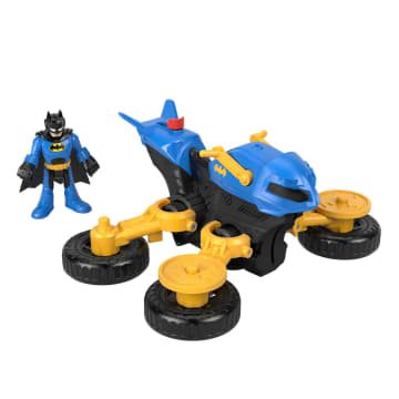 Imaginext DC Super Friends Vehículo de Juguete Batimoto & Batman - Imagen 4 de 6