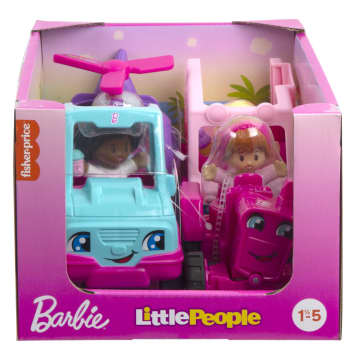 Little People Barbie Toys, Push-Along Vehicle & Figure Set Collection, Toddler Toys