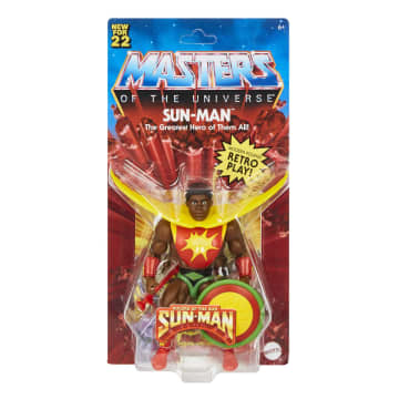 Masters Of The Universe Origins Action Figure Sun-Man, Motu Battle Toy
