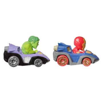 Hot Wheels RacerVerse Veículo de Brinquedo Iron Man e Hulk - Imagen 2 de 6
